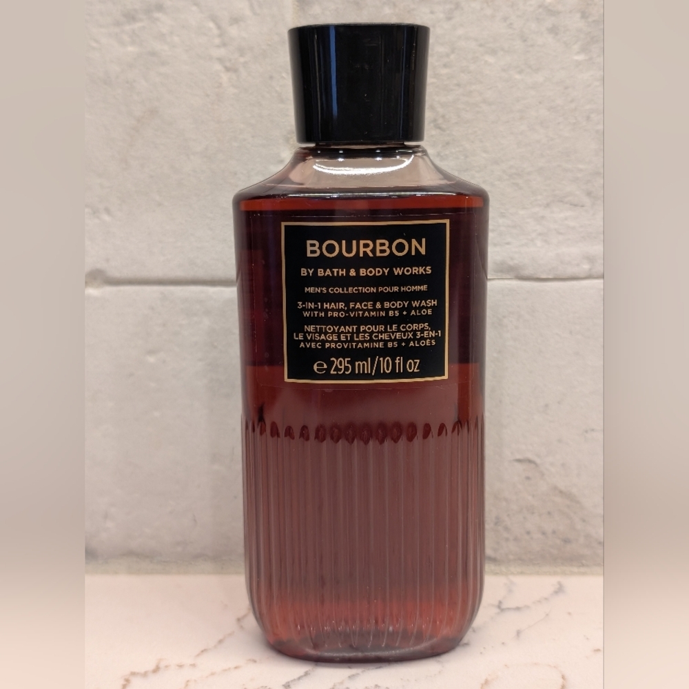 Bath & Body Works Bourbon 3-in-1 Wash - New - 10 oz